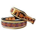 thumbnail image 2 of Small 13''- 17'' Dog Puppy Collar Genuine Cow Leather Padded Canine  60120, 2 of 2