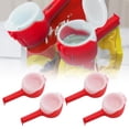thumbnail image 2 of Gkeoshab 4Pcs Bag Clip With Pour Spout Bag Spout Clips Food Bag Clips With Pour Spouts Bag Clips For Food Bag Sealing Clip With Pour Spout Reusable Plastic Cap Sealer Clips For Snack, 2 of 6