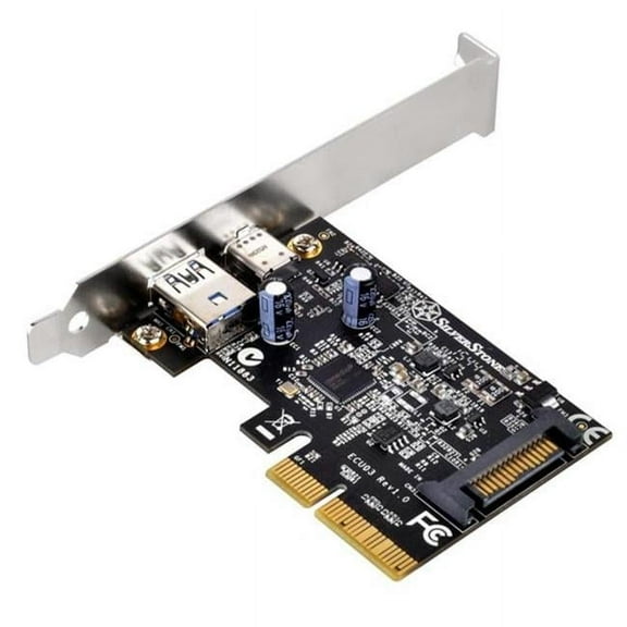 2 ports USB 3.1 Gen2 10Gbps Type C and Type A PCI Express card Gen2 x 2 (USB 3.1 A C)