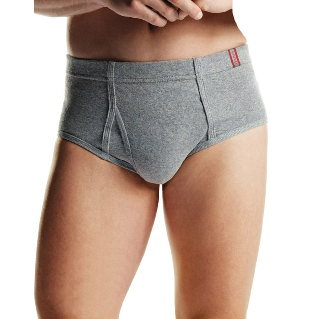 Hanes Men's 6-Pack Tagless No Ride Up Briefs with ComfortSoft Waistband, Assorted, Small