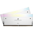 thumbnail image 1 of RAM CORSAIR DDR5 DOMINATOR TITANINUM 2X32 64GB 6600 BLANCO RGB CMP64GX5M2X6600C32W, 1 of 6