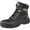 BLACK, variant on Puma Safety Conquest CTX Men's 7 inch Composite Toe Electrical Hazard Waterproof Side Zip Work Boot
