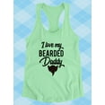 thumbnail image 3 of I Love My Bearded Daddy Racerback Tank Women -Image by Shutterstock, Female x-Large, 3 of 4