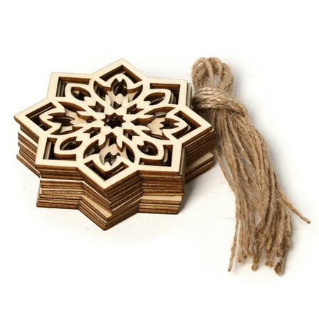 

Toma 30-piece Ramadan Decorations the Festival of Fast-breaking Pendant Hanging Ornament Islamic Geometric Patterns Eid Hanging Decor