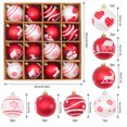 thumbnail image 3 of Christmas Ornaments, Holiday Decorations, Plastic Electroplated Hanging Balls Set for Christmas Tree, Durable Lightweight Design for Indoor and Outdoor Use, 3 of 7