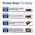 thumbnail image 3 of TN760 TN-760 Toner Cartridge 4 Pack ZXTZX Compatible for Brother TN-760 760 Work for DCP-L2550DW HL-L2370DW Printers, 3 of 6