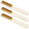 thumbnail image 4 of WHAMVOX 3-Pack Heavy Duty Metal Wire Brushes with Wood Handles, Rust Removal Brush Set for Cleaning and Preparation, 4 of 8