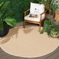 thumbnail image 3 of Safavieh Napa Faux Sisal Gary Solid Area Rug, Natural/Ivory, 6' x 6' Round, 3 of 13