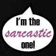 thumbnail image 2 of CafePress - I'm The Sarcastic One! Maternity Dark T Shirt - Maternity Dark T-Shirt, 2 of 3