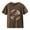 Brown, variant on Girls Summer T Shirts Baseball Love Heart Print Softball Short Sleeve Shirt Kids Comfy Crew Neck Graphic Tee Tops Plus Size