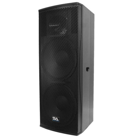 Seismic Audio Premium Active Dual 15" 2-Way Bi-Amp Loudspeaker Cabinet - 1000 Watts RMS NEW - Magma-215-PW