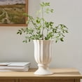 thumbnail image 2 of My Texas House 10" White Ceramic Planter Ceramic Vase, 2 of 5
