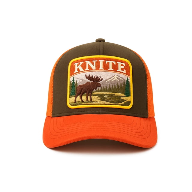 Knite Gorra Trucker western Alcedos Transpirable Visera ajustable snapback