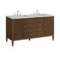 thumbnail image 2 of James Martin Vanities 485-V60D-WLT-3EJP Myrrin 60" Double Basin Wood Vanity Set -, 2 of 7