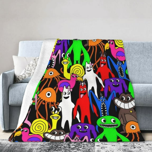 Garten Of Banban Throw Blanket Warm Soft Flannel Flannel Blankets For Home Sofa Bedroom