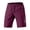Wine-2, variant on akafmk Men's Workout Shorts Drawstring Summer Breathable Fast-Dry Basketball Running Shorts with Zipper Pockets