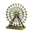 thumbnail image 2 of Abbracc Statue de Roue Rotative Sculpture Moderne pour Étagère de Meuble TV de Table Bronze, 2 of 9