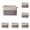 A-6Pcs, variant on 3 Pcs Large Fabric Storage Bins 15.7x11.8x9.8 Inches, Decorative Linen Closet Baskets with Handles for Shelves, Collapsible Rectangular Organizer for Clothes Toys Books, Home Office Use