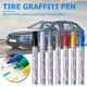 thumbnail image 1 of Rotulador de pintura permanente resistente al agua para neumáticos de coche, bolígrafo de grafiti rojo Sywqhk Accesorios para autos y motos, 1 of 7