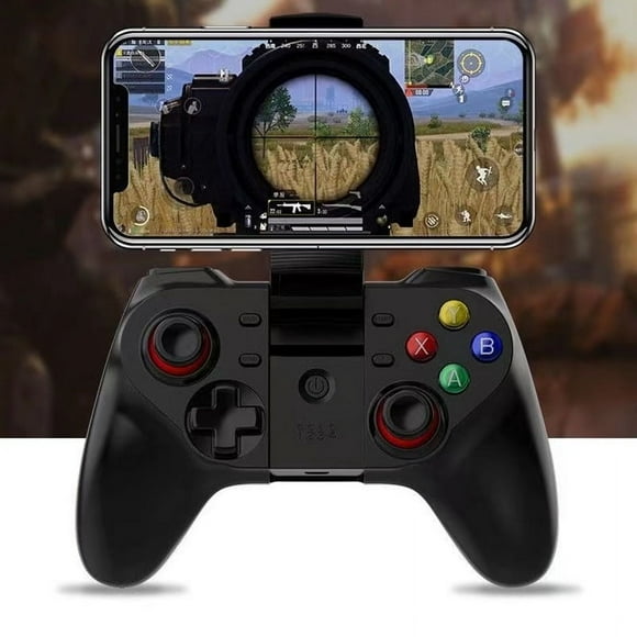 HLONK Support de Téléphone Portable Rétractable Sans Fil Contrôle de Jeu Ultime Connexion Instantanée 2.4G Boutons d'Éclairage RGB Personnalisables Immersion Symétrique Double Vibration 360 Full