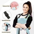 thumbnail image 2 of Cartoon Penguins with Swimming Suit Apron Set with Oven Mitts Pot Holders Set of 5 Kitchen Stuff Accessories, 2 of 6