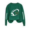 thumbnail image 2 of Tops for Women Rugby Printed Long Sleeved Loose Casual Sweatshirt,Plus Size Tops for Women, 2 of 4