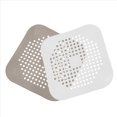 thumbnail image 2 of 10X Tapa de DesagüE Cuadrada para DesagüE de Ducha Colector Pelo Tapón de Silicona Plano con Ventosas, 2 of 8