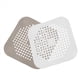 thumbnail image 2 of 10X Tapa de DesagüE Cuadrada para DesagüE de Ducha Colector Pelo Tapón de Silicona Plano con Ventosas, 2 of 8