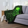 thumbnail image 4 of Warner Bros. It 2 Come Home Neon Green Kids Silk Touch Throw Blanket, 4 of 4