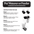 Manna Pro Automatic Dog Waterer/Feeder, Large