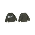 thumbnail image 2 of Nituyy Baby Knit Sweaters Long Sleeve Round Neck Letter Embroidery Pullover Infant Fall Tops, 2 of 9