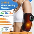 thumbnail image 4 of Elbow Heating Pad, Cordless Elbow Brace for Cubital Tunnel and Tennis Elbow Relief, 5 Heat Levels & 3 Vibration Gears, Arm Heating Pad Sleeve with Long Battery Life, 4 of 12