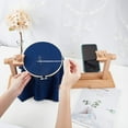 thumbnail image 3 of 1 pc Adjustable Embroidery Frame Hoop Stand Holder Beech Wood Easy Operation Cross Stitch Supplie BurlyWood 58x12x18.5cm Packing: 60.5x13.5x5.5cm, 3 of 7