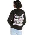 Sanrio Hello Kitty Juniors Zip Up Hoodie with Long Sleeves, Sizes XS