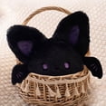 thumbnail image 4 of Soft Plush Bat Toy with Luxurious Fur Texture, Cute Bedside Decor for Home and Holiday, Safe and Huggable Stuffed Animal for Cozy Comfort and Stylish Room Decor, 4 of 6