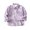 Purple, variant on GobdXE Unisex Kids Stripe Button Up Shirt Long Sleeve Lapel Casual Lightweight Shirt Back to School Daily Outfit Green,12-13 Years