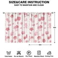 thumbnail image 2 of Quiet Bloom Blackout Curtains 2 Panels 42x54 Inch, Rod Pocket Drapes for Bedroom and Natural Style Decor, 2 of 2