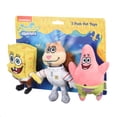 thumbnail image 4 of Nickelodeon Spongebob Squarepants for Pets Spongebob, Patrick, and Sandy Figure Plush Dog Toy | 6 Inch Small Dog Toys for Spongebob Fans | Squeaky Dog Toys for All Dogs (FF16161), 4 of 5