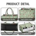 thumbnail image 4 of Large Capacity Tote Bag,Green Christmas Tree Pattern Handbag Fashion Luxury Tote Bag,15.7"x13"x 5.1" Inches,Laptop Compatible, 4 of 6