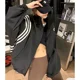 thumbnail image 3 of Chaquetas de paracaídas para mujer, estilo coreano, ropa de abrigo informal con protección solar, cárdigans holgados con cuello alto, abrigos retro de manga larga, blusas para mujer, 3 of 4