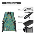 thumbnail image 4 of Yiaed Mushrooms and Flowers Print School Backpack College Backpack Daypacks for Students High School Spacious and Durable Daypack for Work and Travel-One Size, 4 of 6