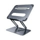 thumbnail image 3 of Soporte de aluminio para portátil con base giratoria de 360 ​​grados y altura ajustable. Gris, 3 of 9
