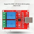 thumbnail image 2 of Module de Commutateur USB, Relais de Commutateur Intelligent USB à 2 Canaux 5V pour Ordinateur, 2 of 9