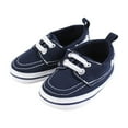 thumbnail image 3 of Hudson Baby Infant Boy Cotton Bodysuit, Pant and Shoe Set, Whaley Cute Anchor, 6-9 Months, 3 of 5