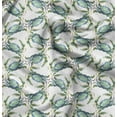 thumbnail image 1 of Soimoi White Cotton Duck Fabric Crabs Ocean Decor Fabric Printed Yard 56 Inch Wide, 1 of 6