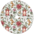thumbnail image 1 of FMSHPON Christmas BellsPine Leaves Xmas Christmas Tree Skirt Stand Mat for Holiday Party Decoration Indoor Outdoor 48 inches, 1 of 6