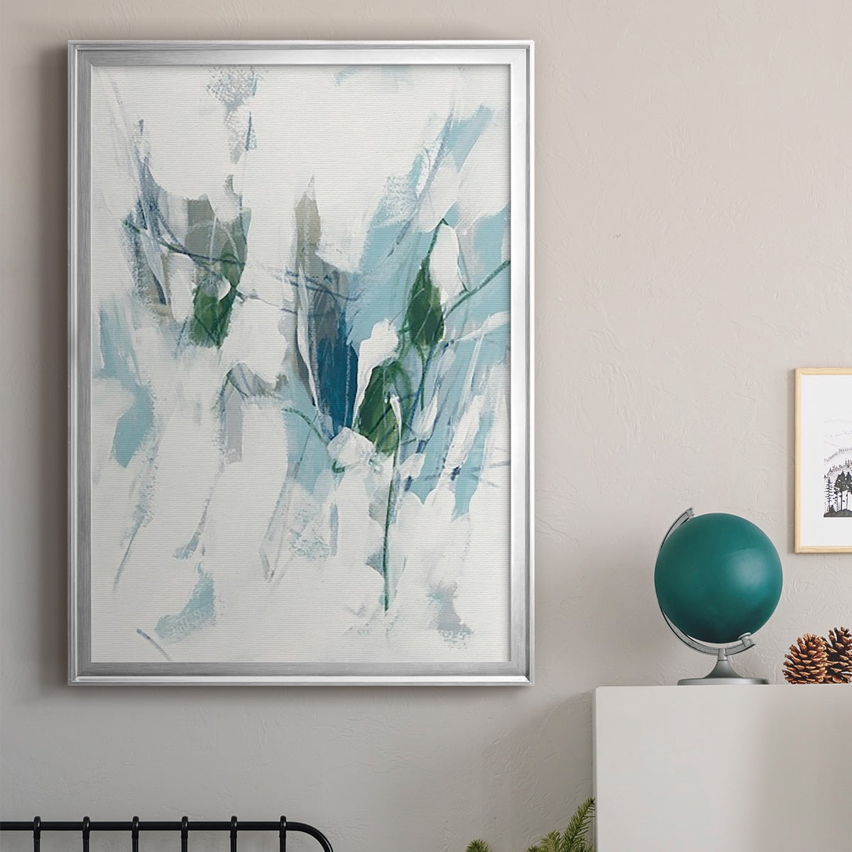 Ice Cavern I Premium Framed Print, in Gold, Black, or Silver - Ready to Hang