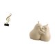 thumbnail image 5 of Escultura De Resina Con Abrazo Melódico, Adorno Creativo De Mesa Y Sujetalibros De Cerámica, Centro De Mesa Para Escritorio, Chimenea, Regalo De Inauguración De La Casa., 5 of 8