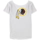 thumbnail image 1 of Camiseta gráfica Touch Redskins con espalda en V para mujer, blanca, mediana, 1 of 2