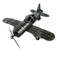 thumbnail image 2 of Avión de combate de doble ala de simulación, modelo de avión fundido a presión, regalo de Año Nuevo para niños, juguetes Negro, 2 of 9